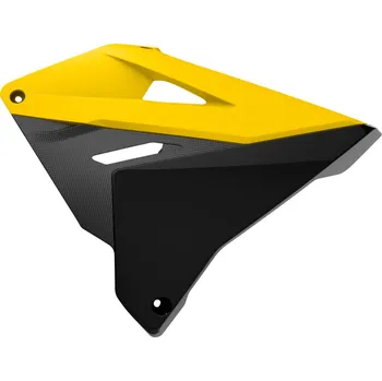 Spoilery chladiče POLISPORT 8423700001 restyling (pair) žluto/černé