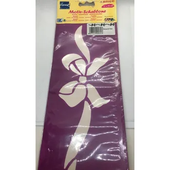 Šablona plastová 11 x 70 cm - mašle, č. 531