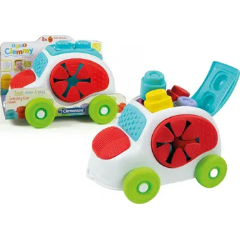 Hračka pro nejmenší Mamido Kreativní smyslové autíčko s kostkami Clementoni 17315