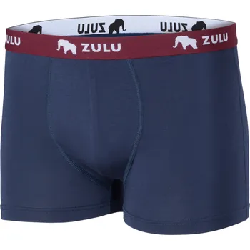 Boxerky Pánské boxerky Zulu Bambus 210 4in Velikost: XXL / Barva: modrá/červená