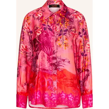 Dámská halenka Miss Goodlife Dámská Košilová Halenka Ze Saténu, růžová /...