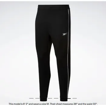 Pánské tepláky Reebok Workout - černé - FS8449 Velikosti: S