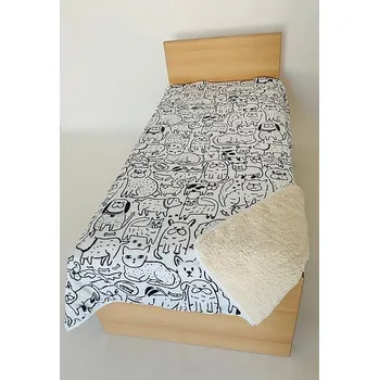 Dětská deka SVITAP Deka Ovečka TISK - ZVÍŘÁTKA 140 x 200 cm