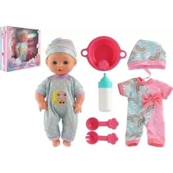 Panenka Panenka miminko s pevným tělíčkem a doplňky, 25 cm