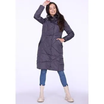 Perso Zimní kabát z oryginalnym pikowaniem Šedá Slim Fit XL