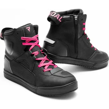Moto obuv REBELHORN boty VANDAL-II dámské black/pink - 39