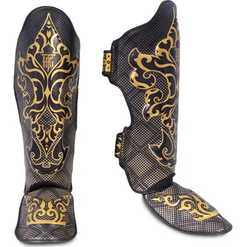 Chránič holeně pro bojový sport Chrániče holení Top King KANOK - černé - TKSGKN-01BK Velikosti: L