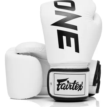 Boxerské rukavice Fairtex Boxerské rukavice ONE Limited - bílé - FAIRTEX_ONEL_WHT Velikosti: 14 oz