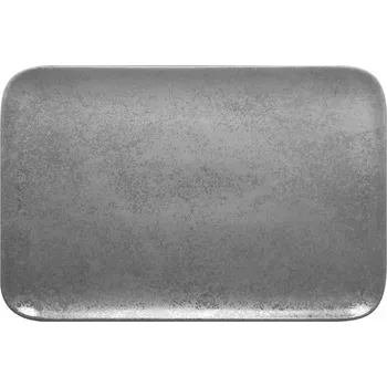 Stolování RAK Shale – talíř obdélníkový 33 x 20 cm šedý