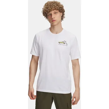 Pánské tričko Pánské tričko Under Armour UA 60/40S BODY SHOP SS-WH 6004178-100 Bílá 3XL