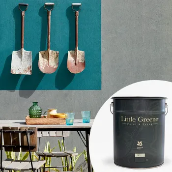 Speciální výtvarná barva Little Greene Barva na omítku na fasádu - 10L - Intelligent Masonry Paint Vyberte odstín:: Castell Pink (314)