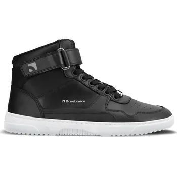 Dámské tenisky Barefoot tenisky Barebarics Zing - High Top - Black & White - Leather 45, Vnitřní délka boty: 29,3 cm, Vnitřní šířka boty: 10,5 cm