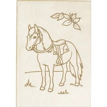 omalovánky Dědova dílna Omalovánka Koník