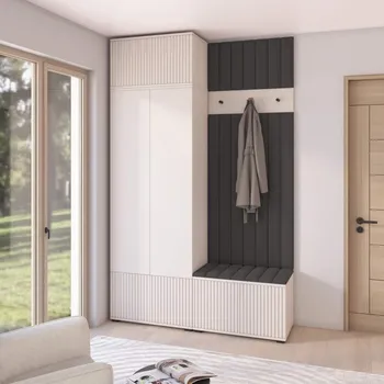 Předsíňová stěna Předsíňová stěna Rayo 4 Barva panelů: Černá - Trinity 16