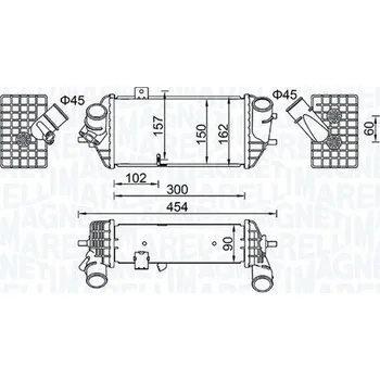 Chladič motoru Chladič turba MAGNETI MARELLI 351319205690