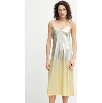 Dámské šaty Šaty MAX&Co. 2518621012200 stříbrná SLV, vel. M