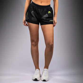 Dámské kraťasy Dámské šortky VENUM Training Camp 4.0 - černo/neo zelené - VENUM-05495-103 Velikosti: XS