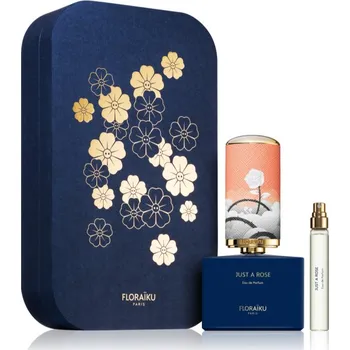 Nestandardní parfém Floraïku Just A Rose Just A Rose parfémovaná voda 50 ml + Just A Rose parfémovaná voda 10 ml + obal na parfém + 2 x víčko