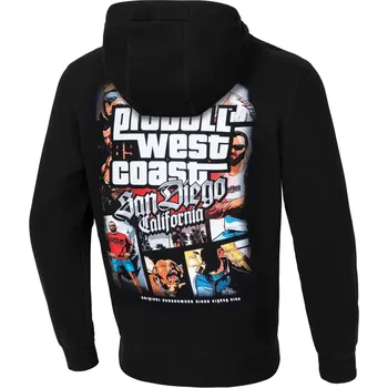 Pánská mikina PitBull West Coast Pánská mikina Most Wanted KP - černá - PWC_KPMOSTWANDET_BLK Velikosti: M