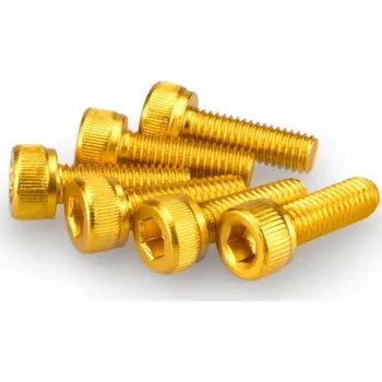 Motodoplněk Šrouby PUIG ANODIZED 0146G žlutá M5 x 15mm (6ks)