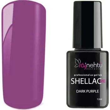 Lak na nehty Ráj nehtů UV gel lak Shellac Me 12ml - Dark Purple
