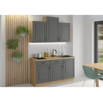 Kuchyňská linka Kuchyňská linka STILO Sestava C, 150 artisan / dustgrey MDF