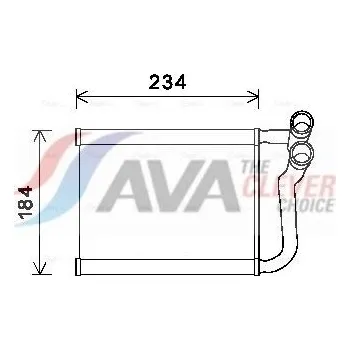 Výměník tepla, vnitřní vytápění AVA COOLING SYSTEMS HY6253