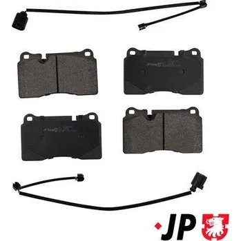 Brzdová destička Sada brzdových destiček, kotoučová brzda JP GROUP 1163606810