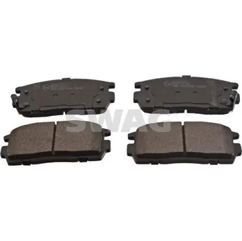 Brzdová destička Sada brzdových destiček, kotoučová brzda SWAG 89 91 6631