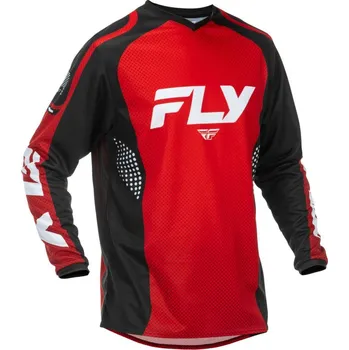 Moto bunda Dres F-16, FLY RACING - USA 2026 (červená/černá/bílá) 2XL