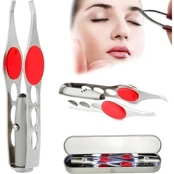 Přípravek na tvář Pinzeta na obočí z nerezové oceli 2ks