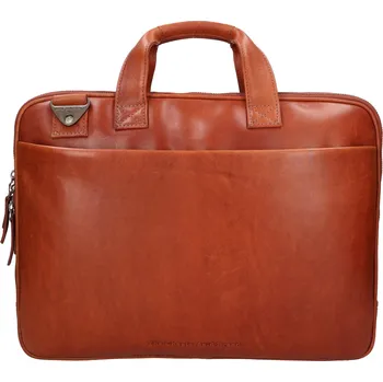 Pánská aktovka Pánská kožená taška na notebook The Chesterfield Brand Iseo - koňak