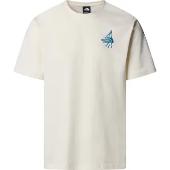 Pánské tričko Pánské tričko The North Face U Powder Days Relaxed S/S Tee-Graphic Velikost: XXL / Barva: bílá