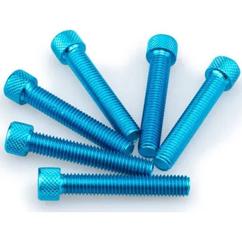 Motodoplněk Šrouby PUIG ANODIZED 0516A modrá M8 x 45mm (6ks)