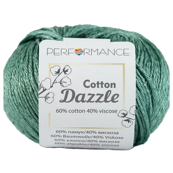 Příze Příze Performance Cotton Dazzle mechově zelená