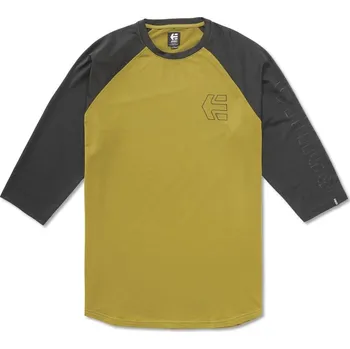 Pánské tričko Etnies pánské tričko San Juan Raglan Yellow | Žlutá | Velikost M