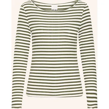 Dámské tričko Ichi Dámské Tričko S Dlouhým Rukávem Ihcella, tmavě zelená /...