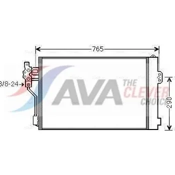 Výparník klimatizace Kondenzátor, klimatizace AVA MSA5484D