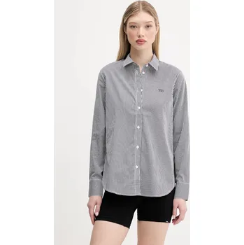 Dámská košile Bavlněná košile Guess Jeans W5GH68.WH7Q1 černá 99X, vel. S