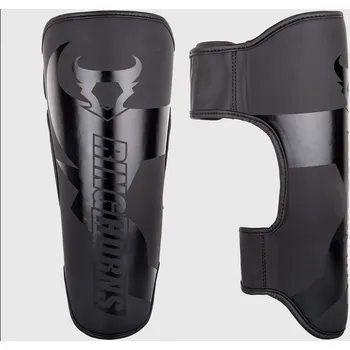 Chránič holeně pro bojový sport RINGHORNS Chrániče holení CHARGER bez nártu - černo/černé - RH-00010-114 Velikosti: L