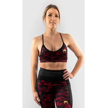 Podprsenka Sportovní podprsenka VENUM Defender bras - černo/červená - VENUM-03833-100 Velikosti: M