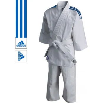 Kimono ADIDAS Dětské Judo kimono Judopak J200 Evolution - bílo/modré - J200EK Velikosti: 150/160 cm
