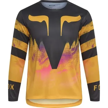 cyklistický dres Fox Youth Kairos LS Jersey YM tangerine