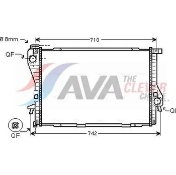 Chladič motoru Chladič, chlazení motoru AVA BWA2300