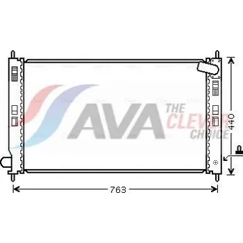 Chladič motoru Chladič, chlazení motoru AVA MT2201