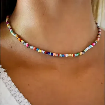 Náhrdelník B-TOP Náhrdelník z barevných korálků