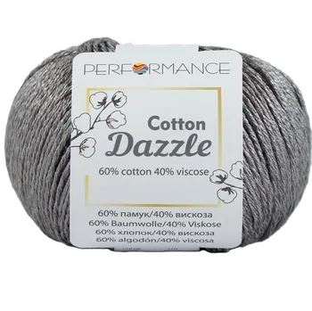 Příze Příze Performance Cotton Dazzle šedá