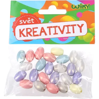 Dětské navlékací korálky UNIPAP Barevné korálky 15g W033519 481749