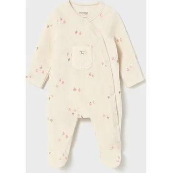 Kojenecká kombinéza kojenecký sametový overal s kapsičkou Mayoral 2729-41 velikost 56