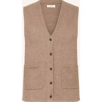 Dámská vesta Yerse Dámská Pletená Vesta Nina, hnědá, 34